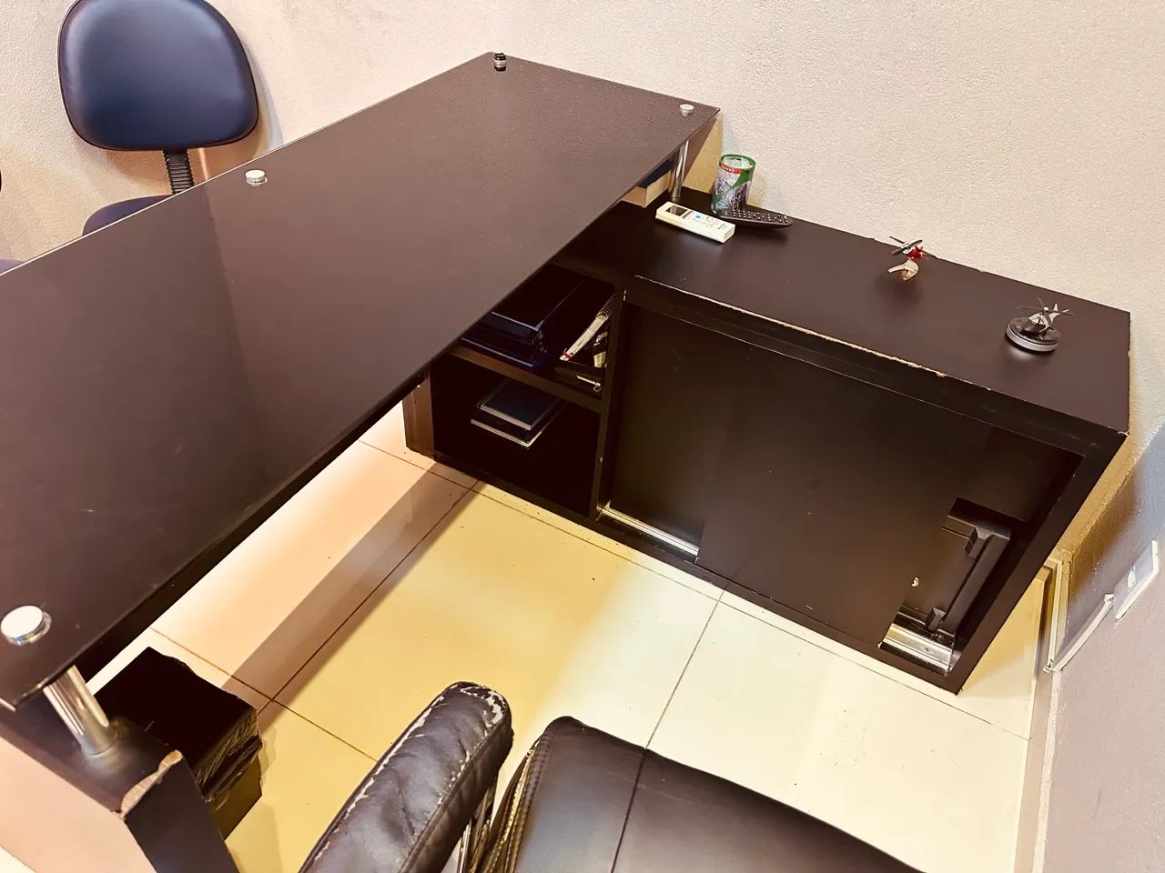 Mesa executiva em L