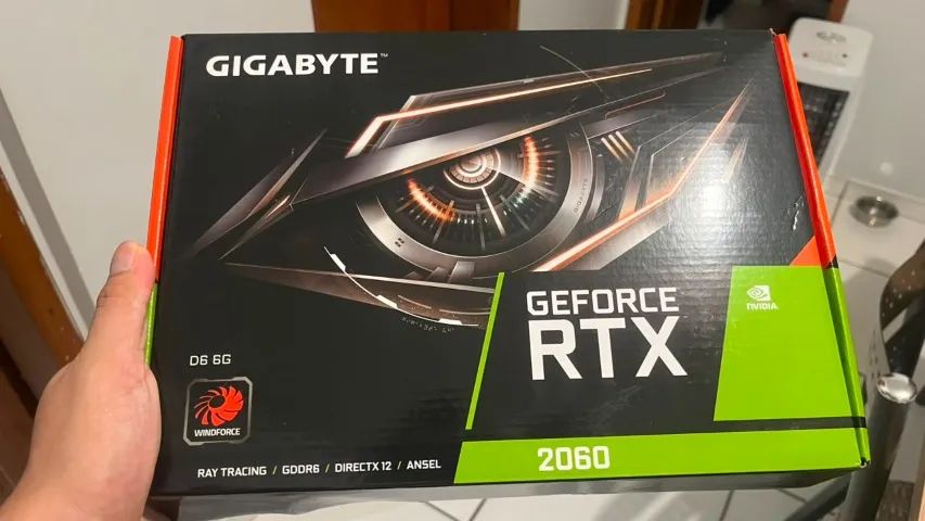 RTX 2060 6GB - usada com caixa