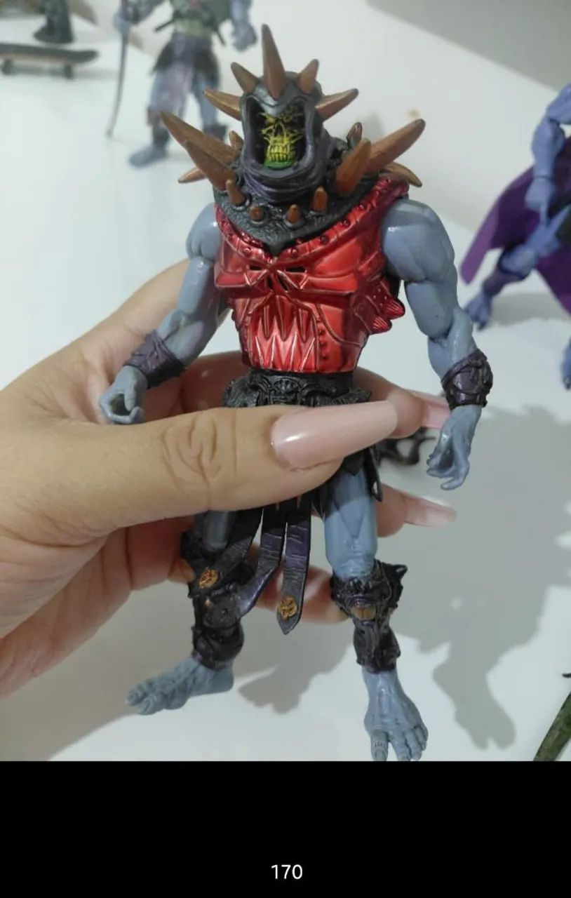 Diversos bonecos Equeleto (Skeletor) colecionáveis  - Foto 5