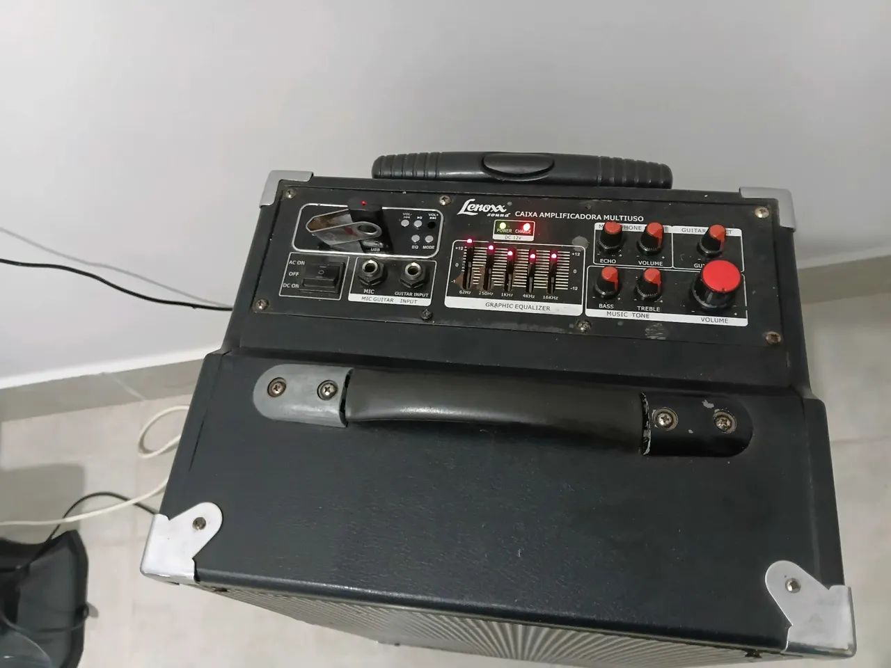 Caixa amplificadora lenoxx  multiuso com bluetooth incluso - Foto 4