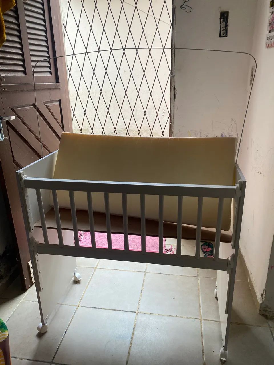 Berço mini com colchão 