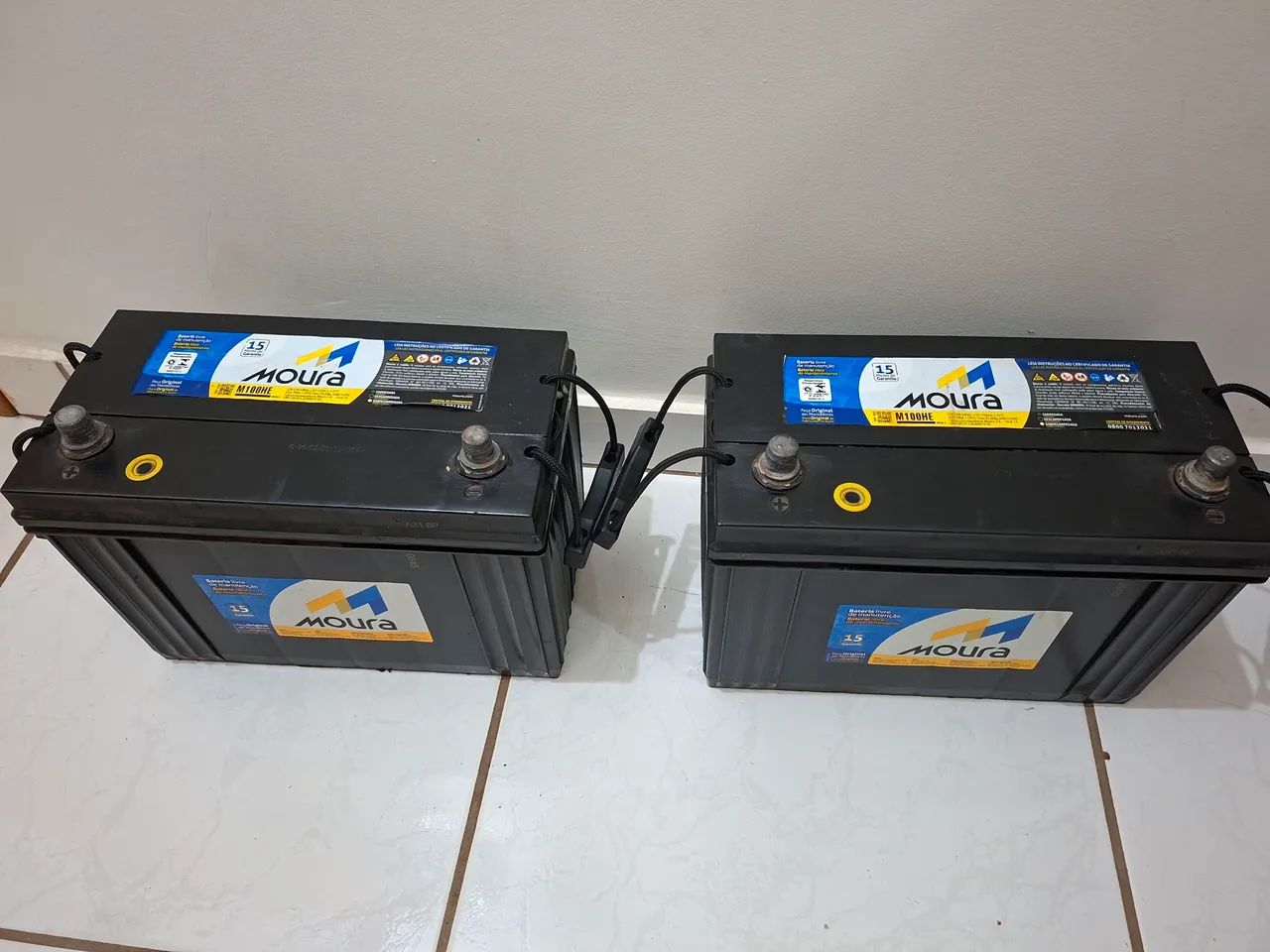 Vendo 2 baterias Moura 100 amperes 5 meses de uso - Foto 4