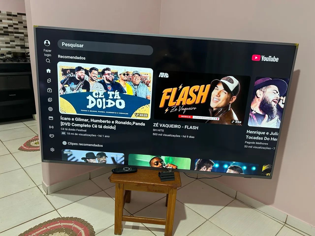 TV SMART 75? POLEGADAS COMPLETA 