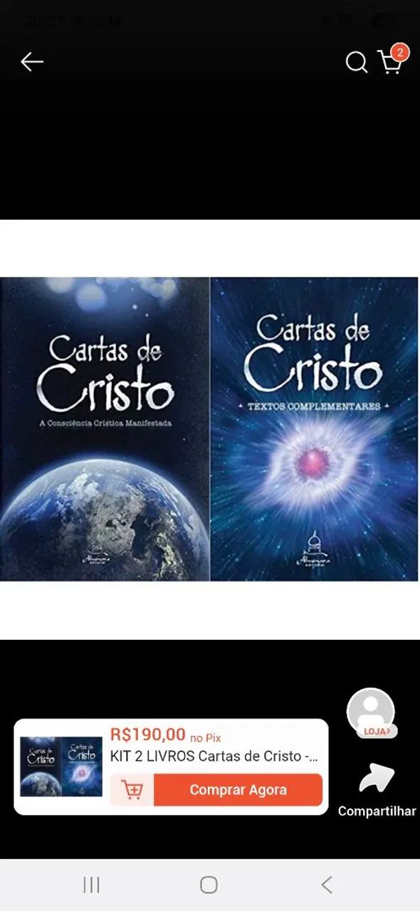 Cartas de cristo - Livros e revistas - Setor Habitacional Jardim ...