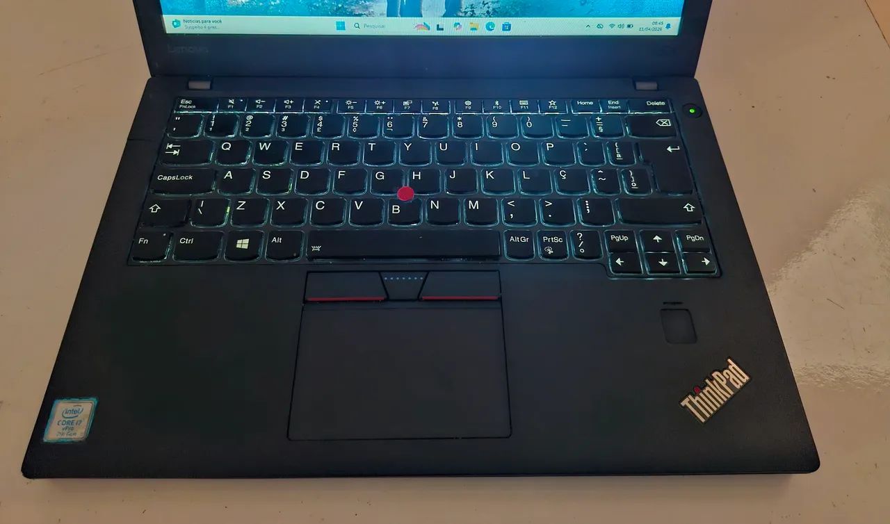 Notebook Lenovo Thinkpad X270 | i7 de 7° Geração | SSD 240GB