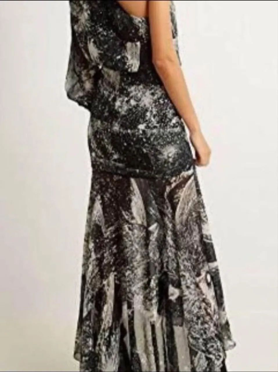 Vestido Le Lis Blanc Clara Moonfire Seda - Foto 3