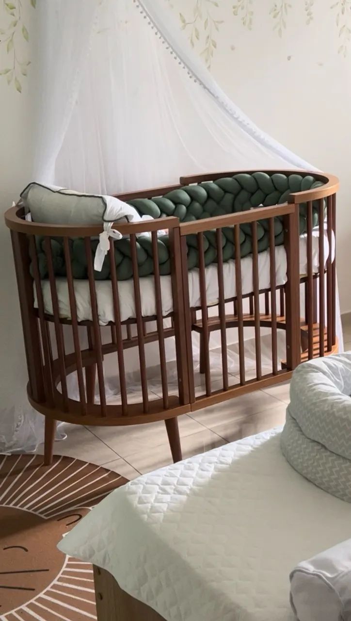 Berço evolutivo de madeira sem colchão  - Foto 2