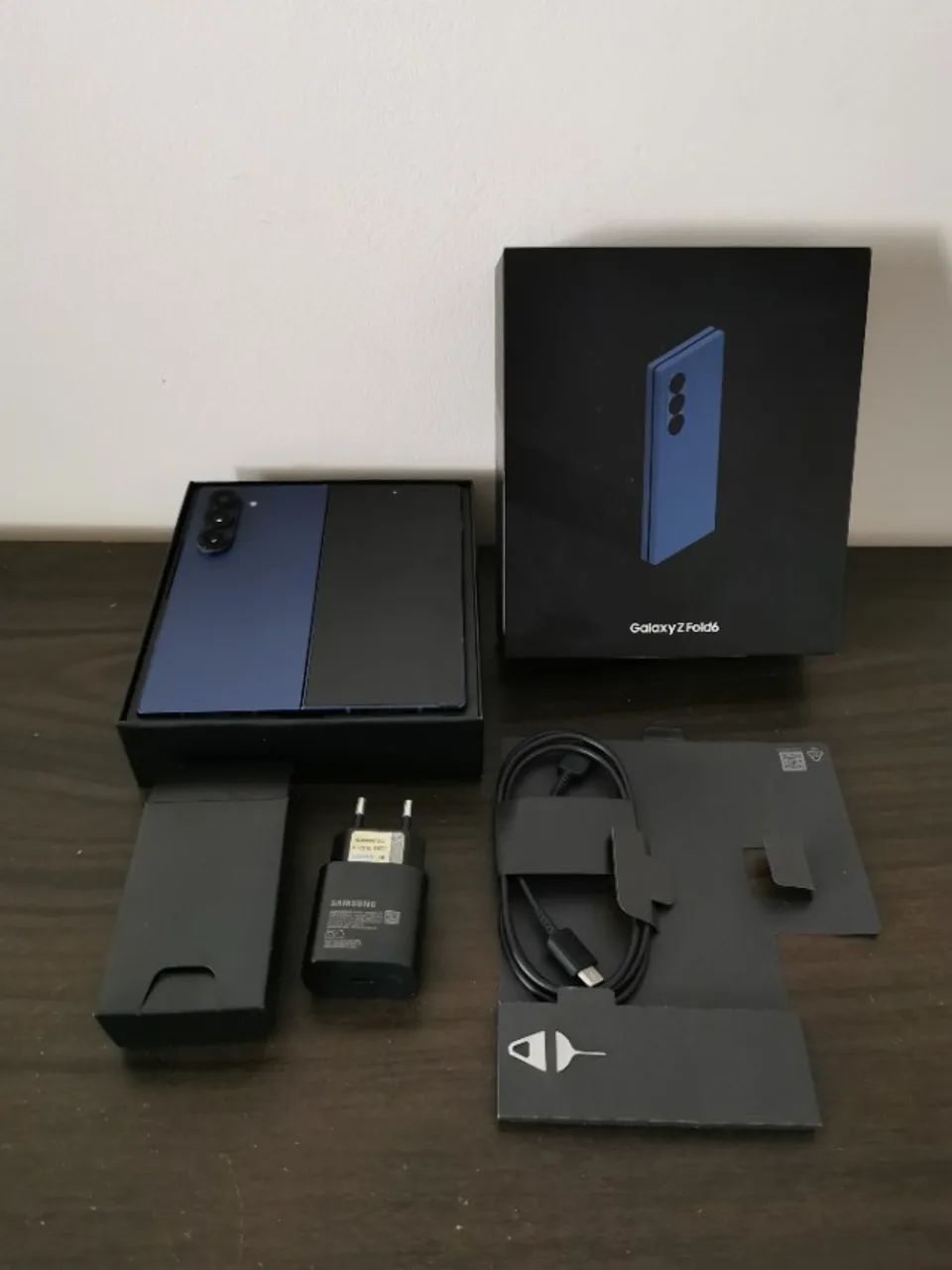 Samsung Z Fold 6 512gb Azul - completo - Celulares e Smartphones