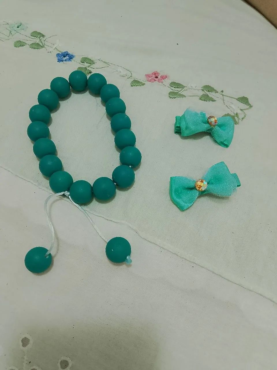 Conjunto Colar e Lacinho - Foto 2