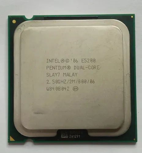 Processador Intel Pentium Dual Core E5200 + cooler original intel LGA775 funcionando