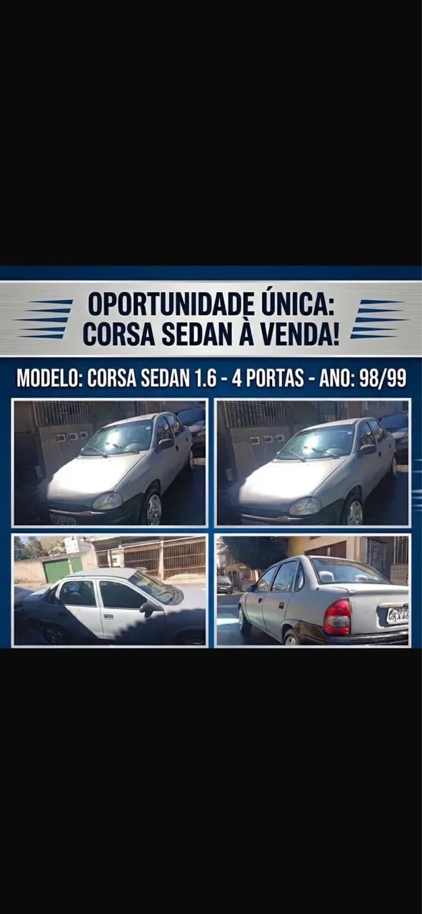 Chevrolet Corsa GL 1.6 MPFI / 1.4 EFI 2P E 4P 1998