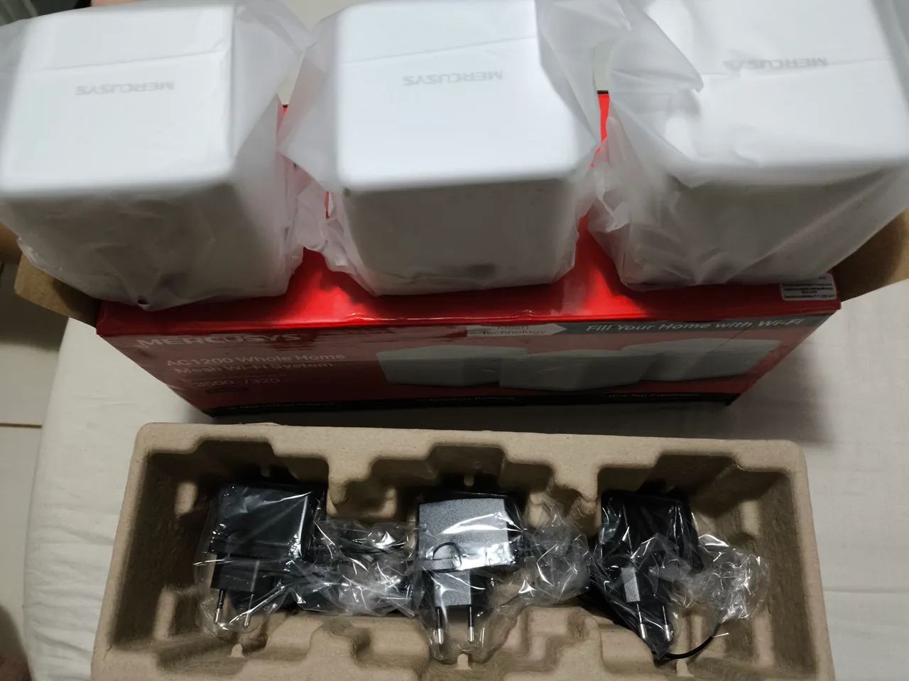 Sistema doméstico Mesh Wi Fi completo 1200Mbps - Foto 2