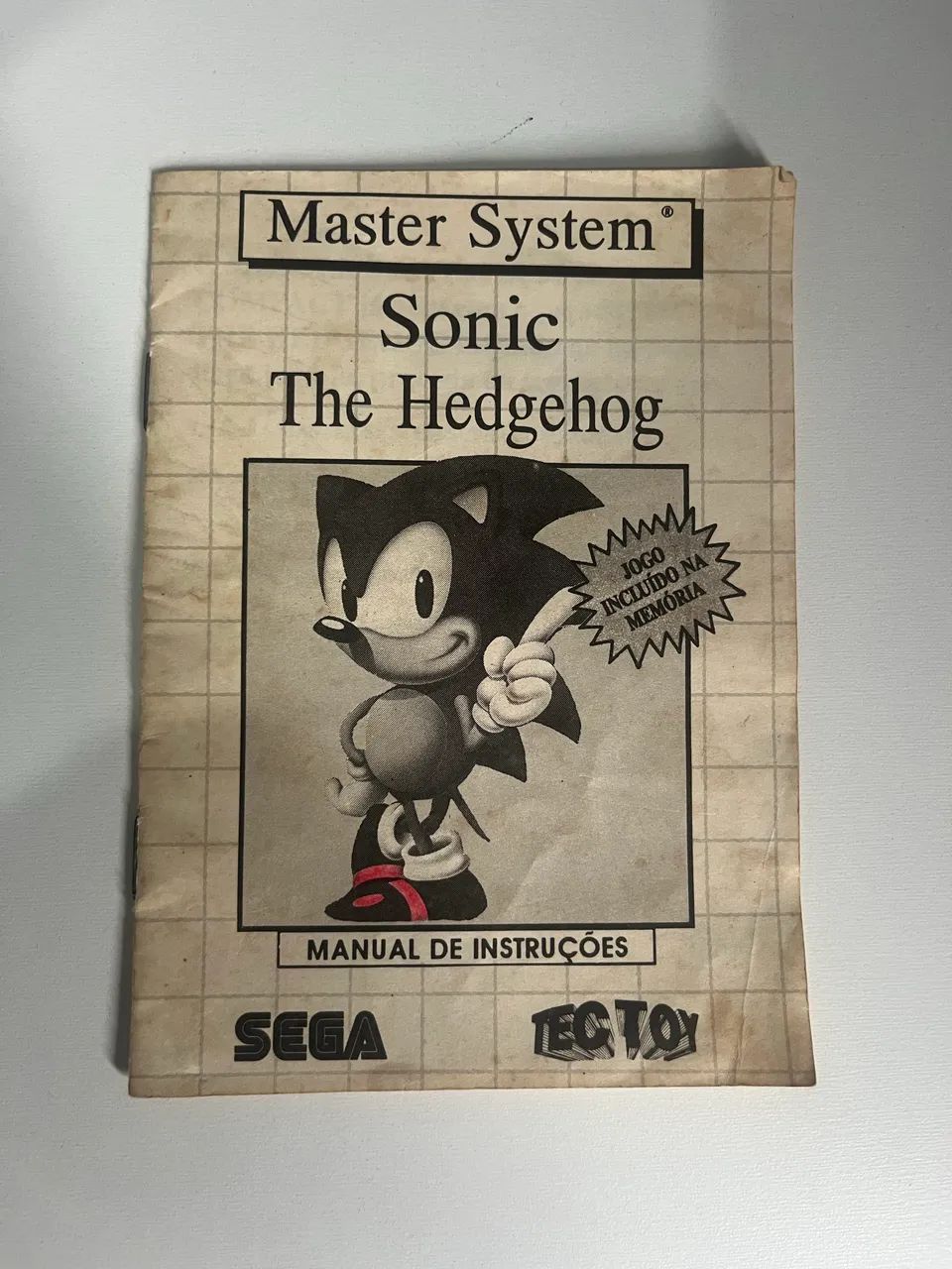 Manual Sonic - Master System Super Compact