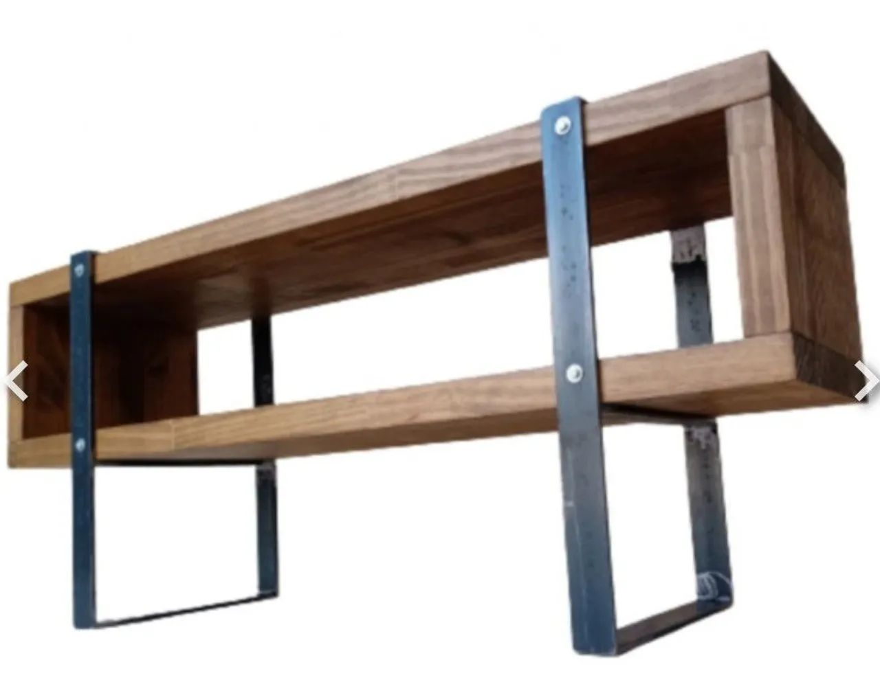RACK STUDIO DESIGN ESTILO INDUSTRIAL EM ACO E MADEIRA  - Foto 3