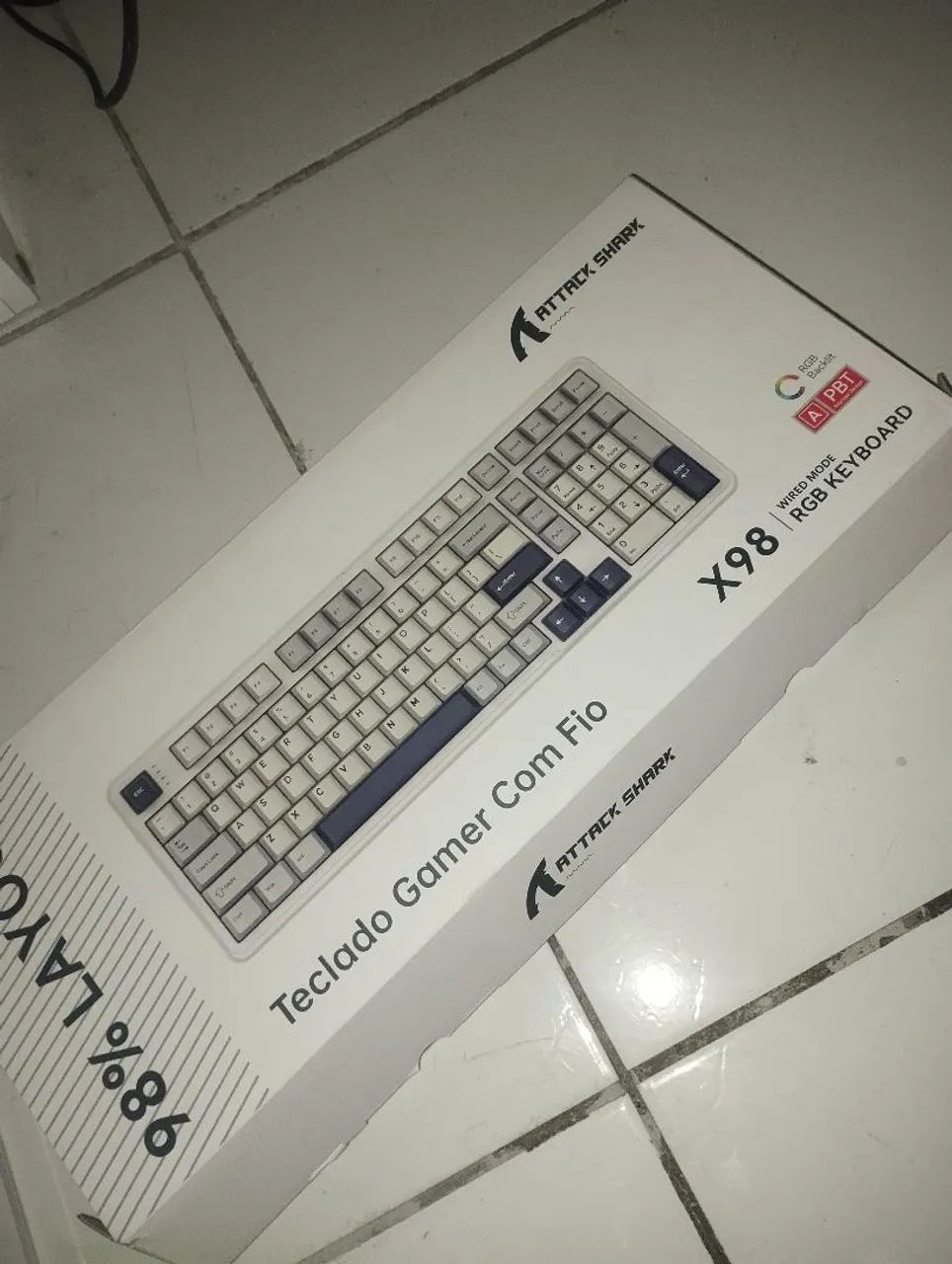 Teclado attack shark x98 - Foto 5