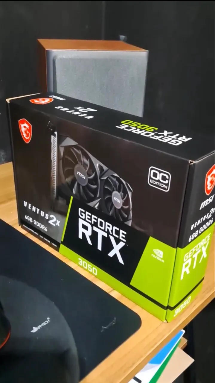 Placa Vídeo RTX 3060 Ti Twin Edge Zotac NVIDIA GeForce 8GB GDDR 14
