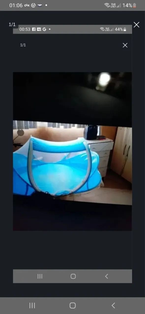 Vendo Berço Portátil para seu bebê.