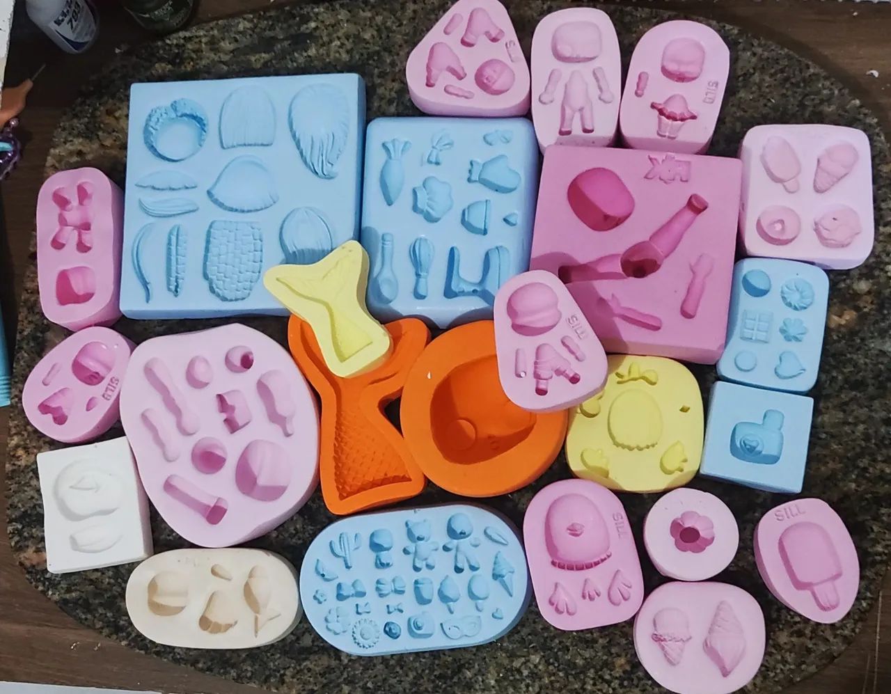Moldes de silicone 