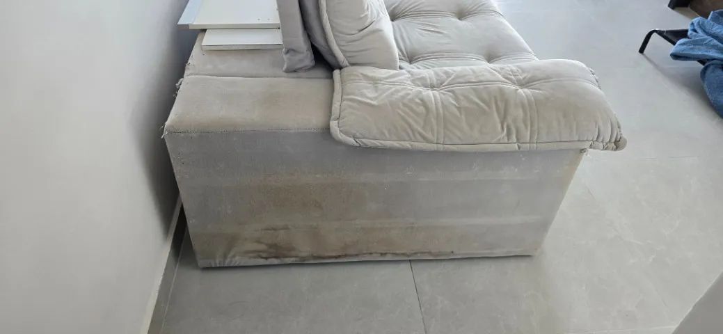 Sofá Retrátil de 2 Lugares - Boa Estrutura e Espuma - Foto 5