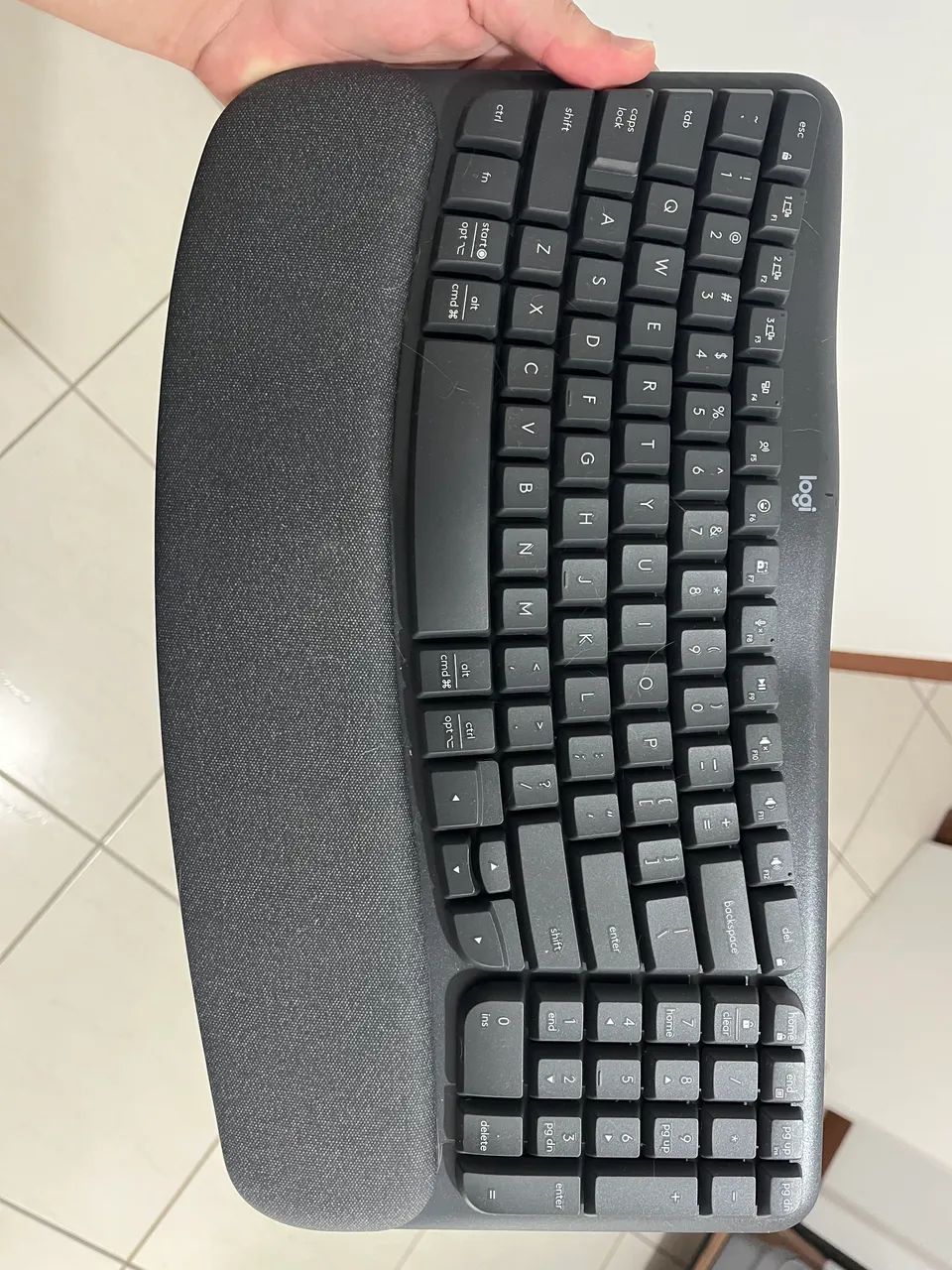 Vendo teclado ergonômico sem fio Logitech  - Foto 2