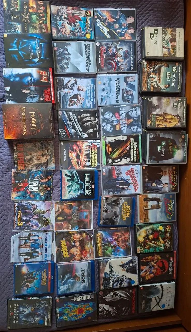 Coleção de DVDs