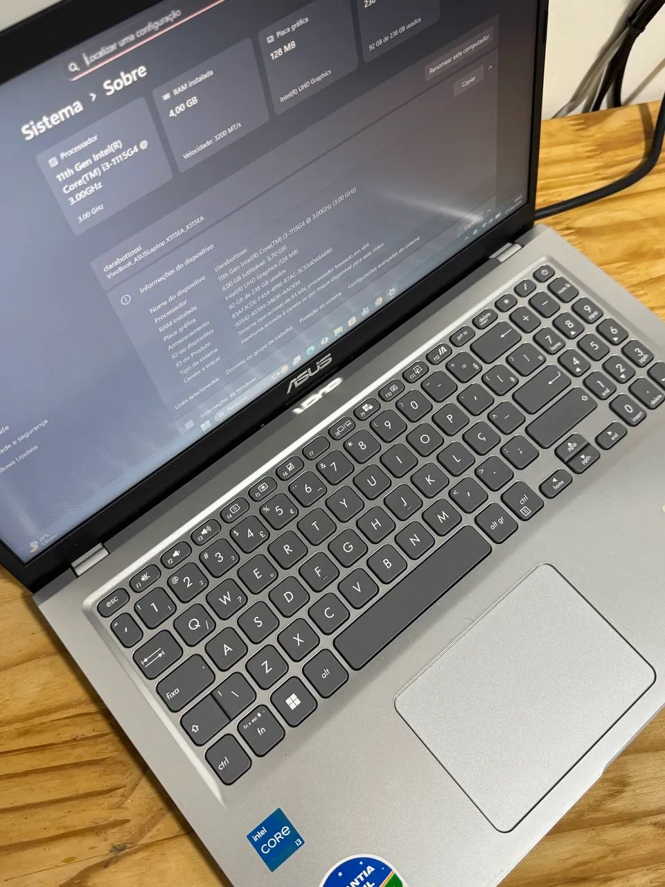 Asus Vivobook 11th i3 - Foto 4