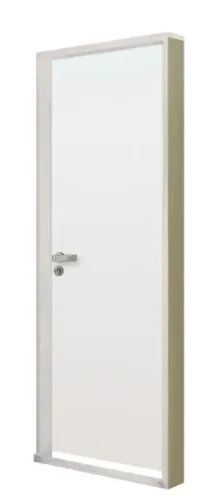 1 Kit Porta de Madeira Lisa Branca 65cm x 212cm com Batente - Nova - Foto 2