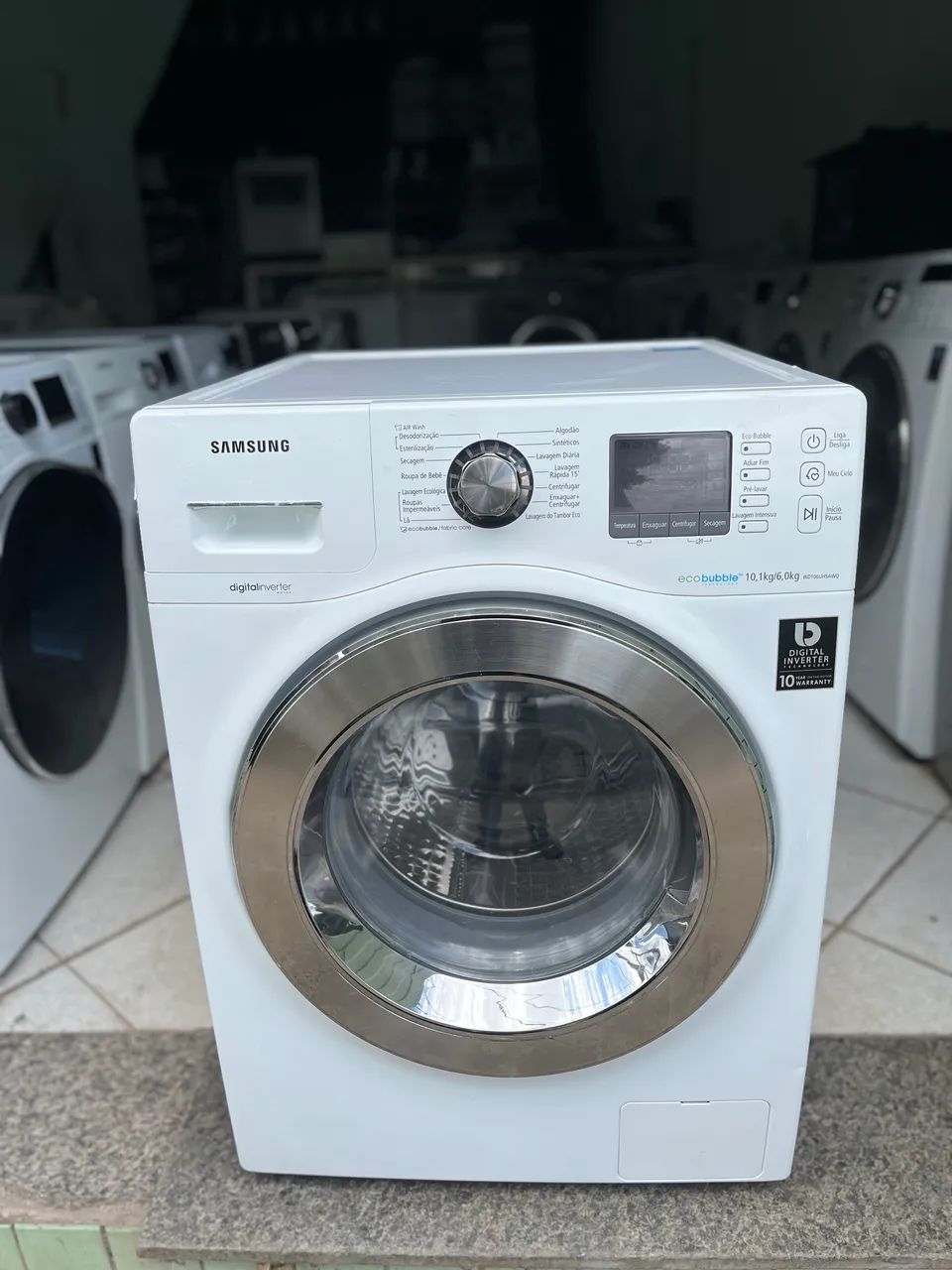Lava e seca Samsung 10.1 KG ecobubble  - Foto 3