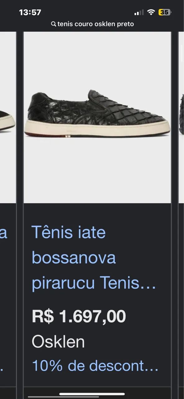 Tenis osklen couro legítimo  - Foto 3
