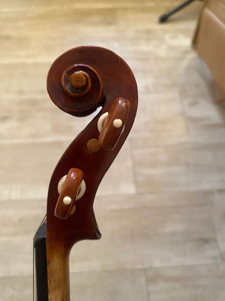 Violino francês antigo  - Foto 4
