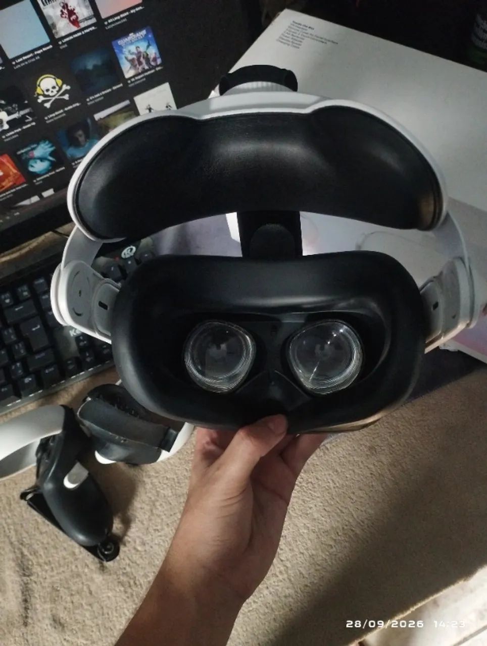 Óculos vr meta quest 2 - 128 gb - competo e com acessórios  - Foto 4