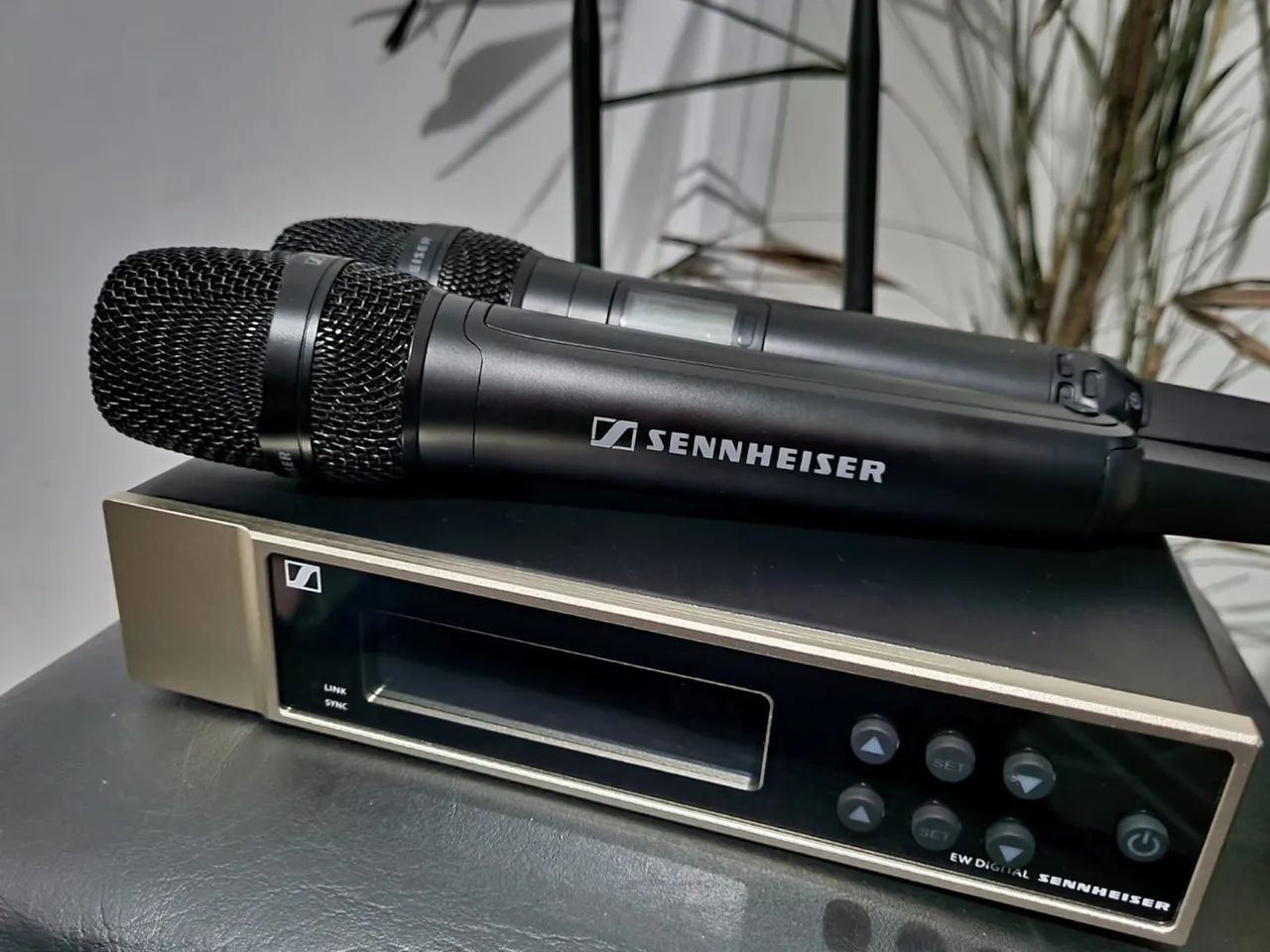 Microfone sem fio Sennheiser Duplo
