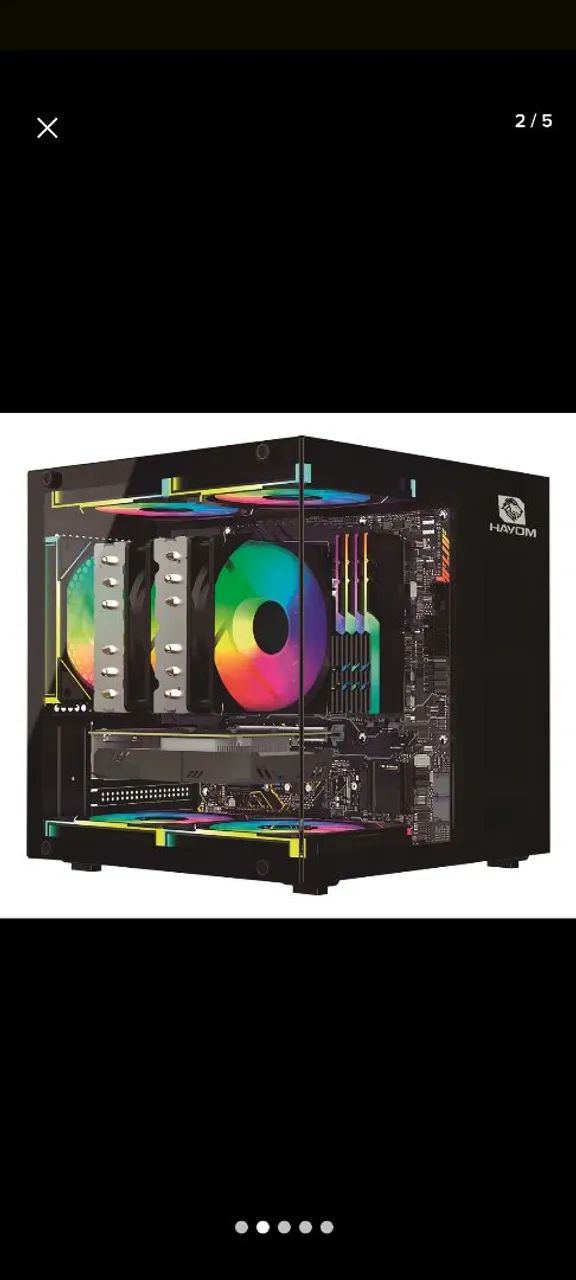 Gabinete gamer com 3 fans - Foto 2