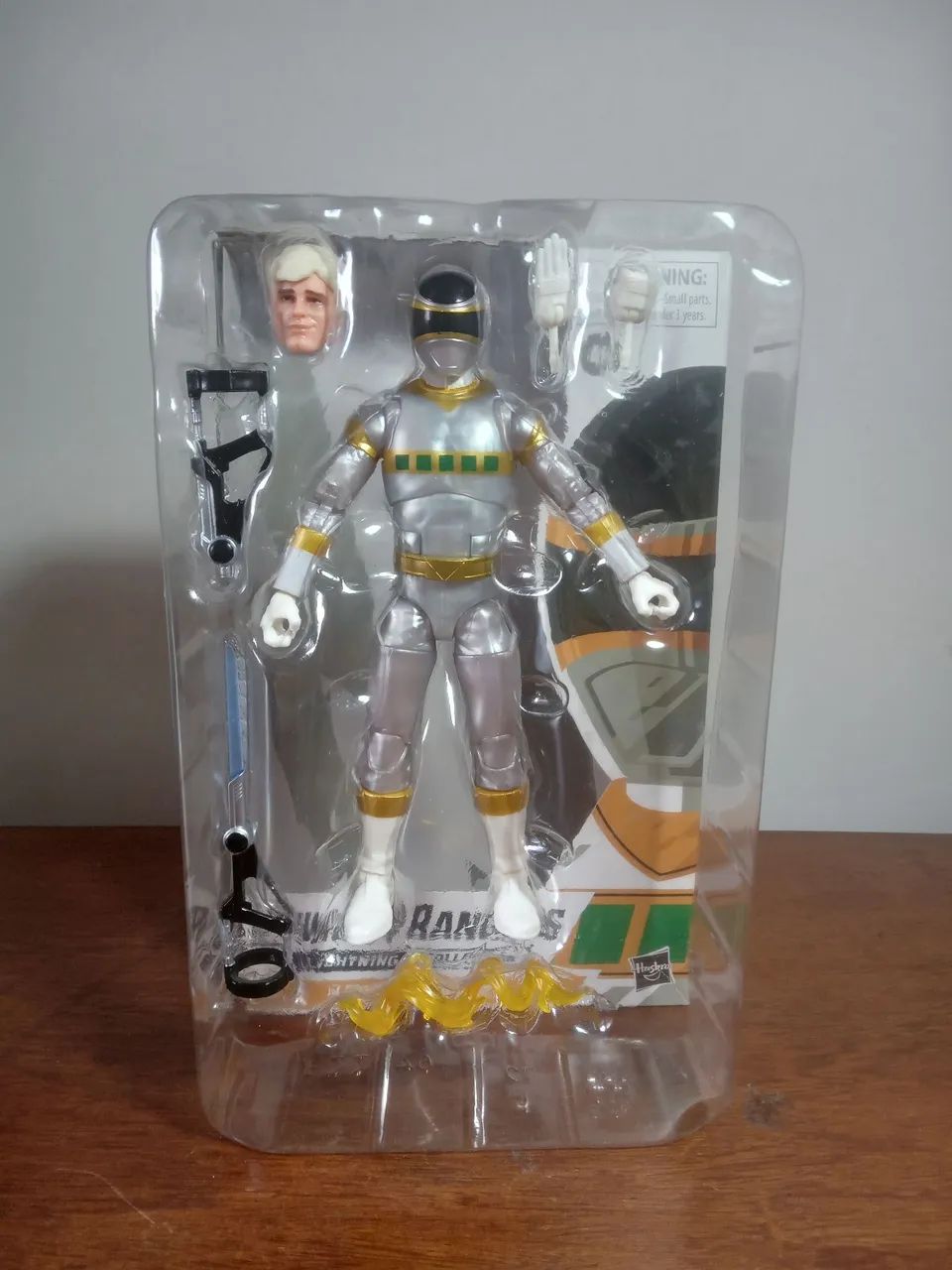 Power Rangers Lightning Collection Prata No Espaço In Space Hasbro - Foto 3