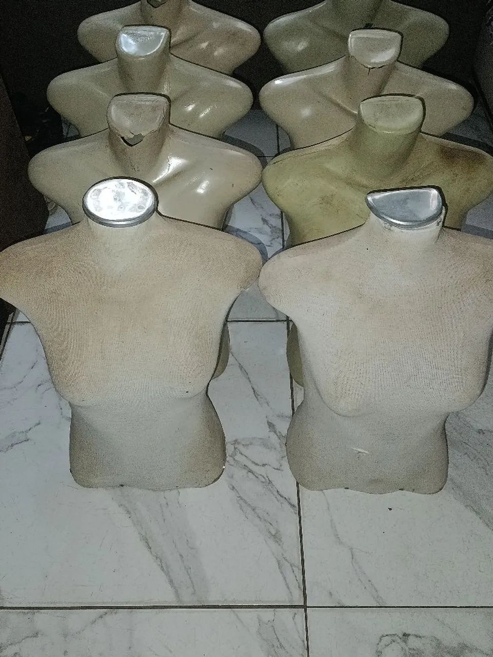 Nove Peças Manequim feminino meio corpo  - Foto 3