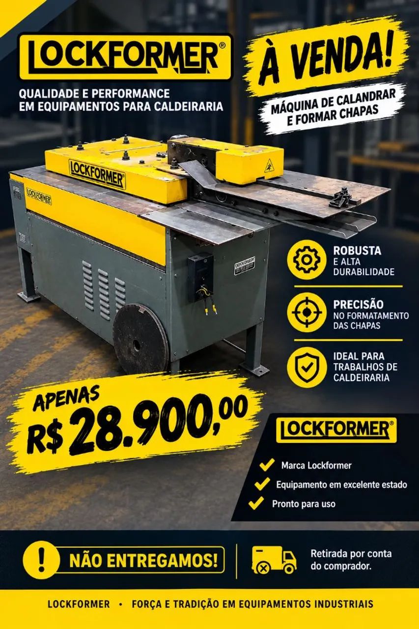 MAQUINA LOCK FORMER - SEMINOVA
