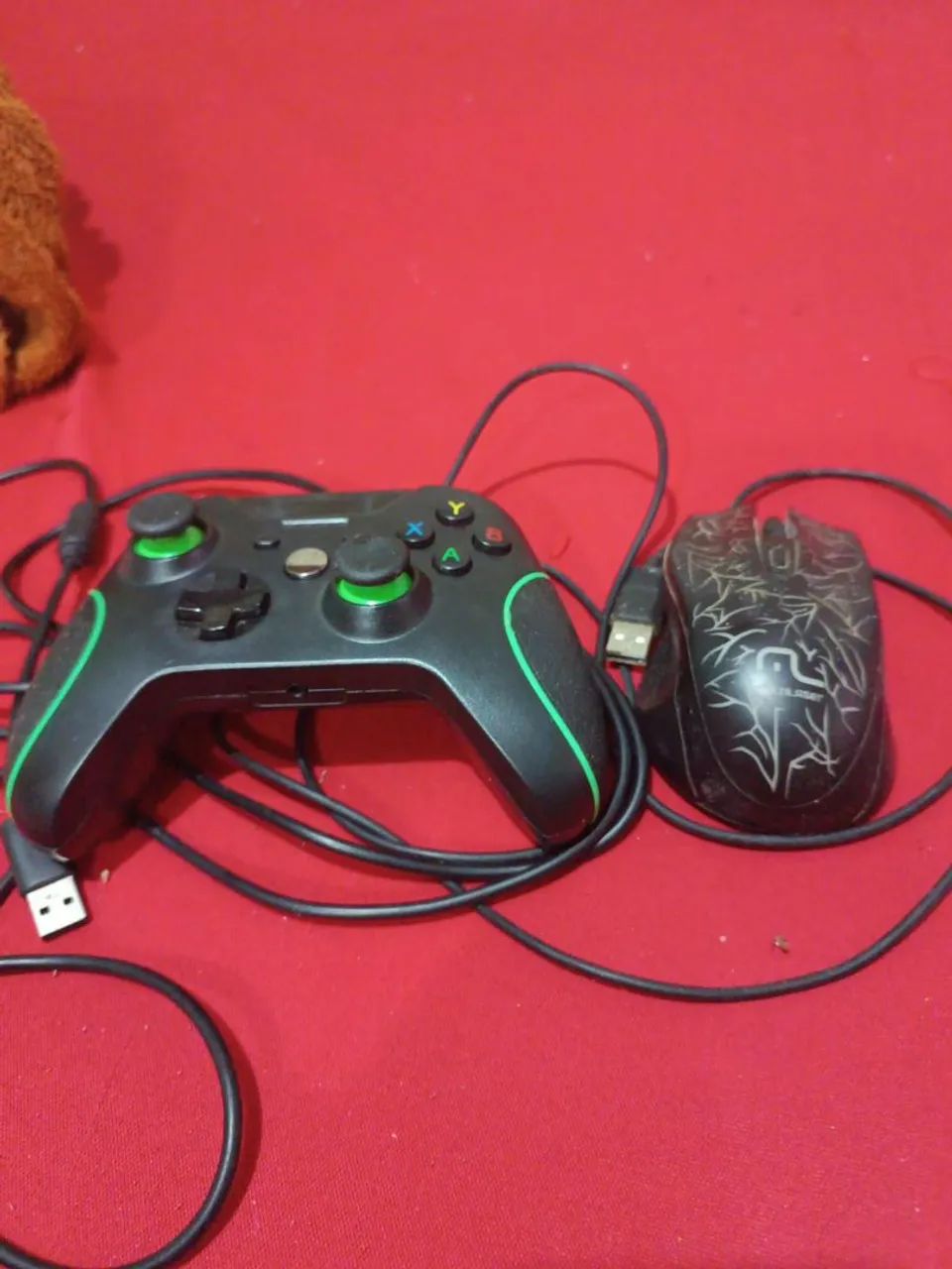 Kit mouse e controle pra Pc 