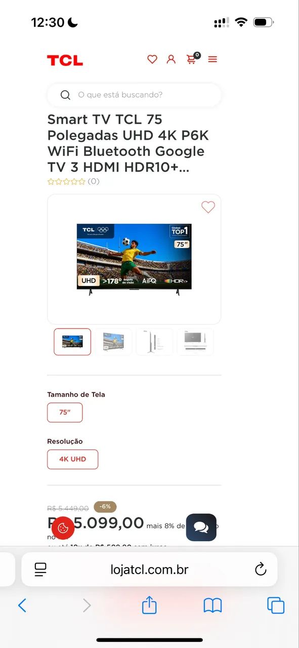 TV TCL 75 POLEGADAS - Foto 4