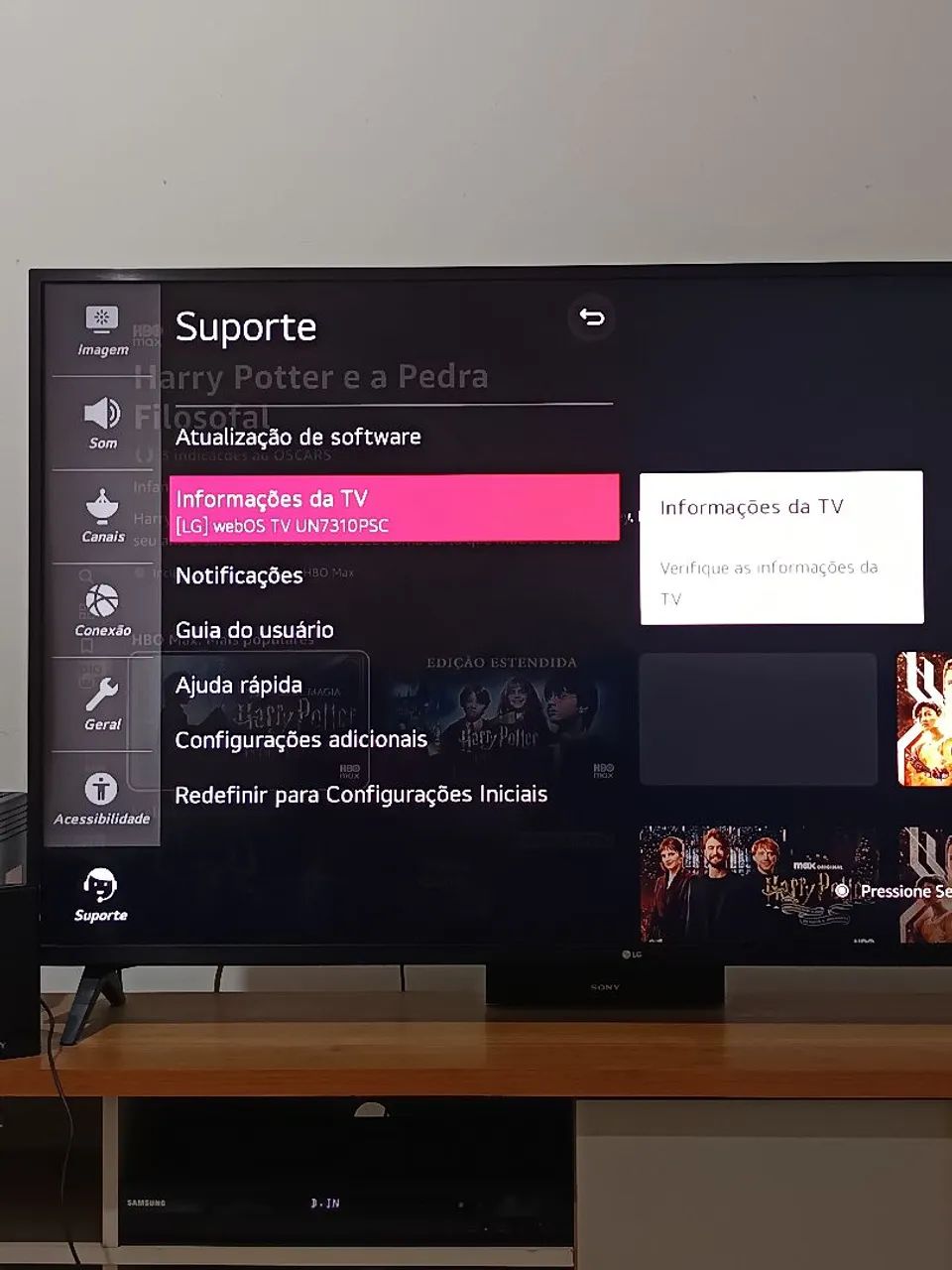 Tv LG 4k Smart 55 polegadas 