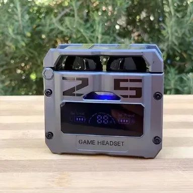 FONE BLUETOOTH GAMER M25 TWS - COM POWER BANK E PROVA D AGUA