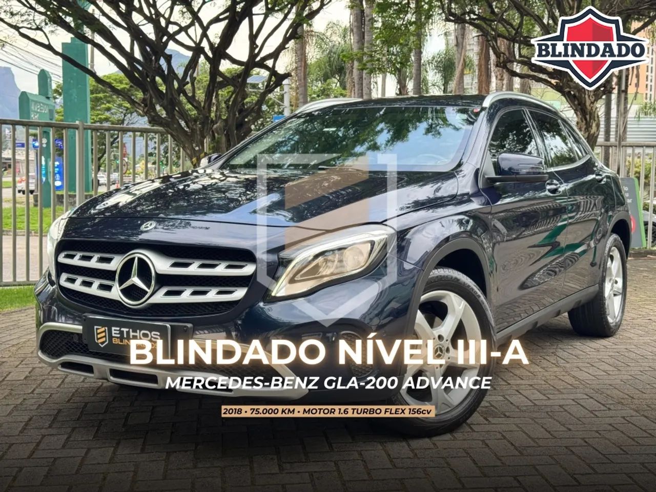 Mercedes-Benz GLA 200 Adv. 1.6/1.6 TB 16V Flex Aut. 2018