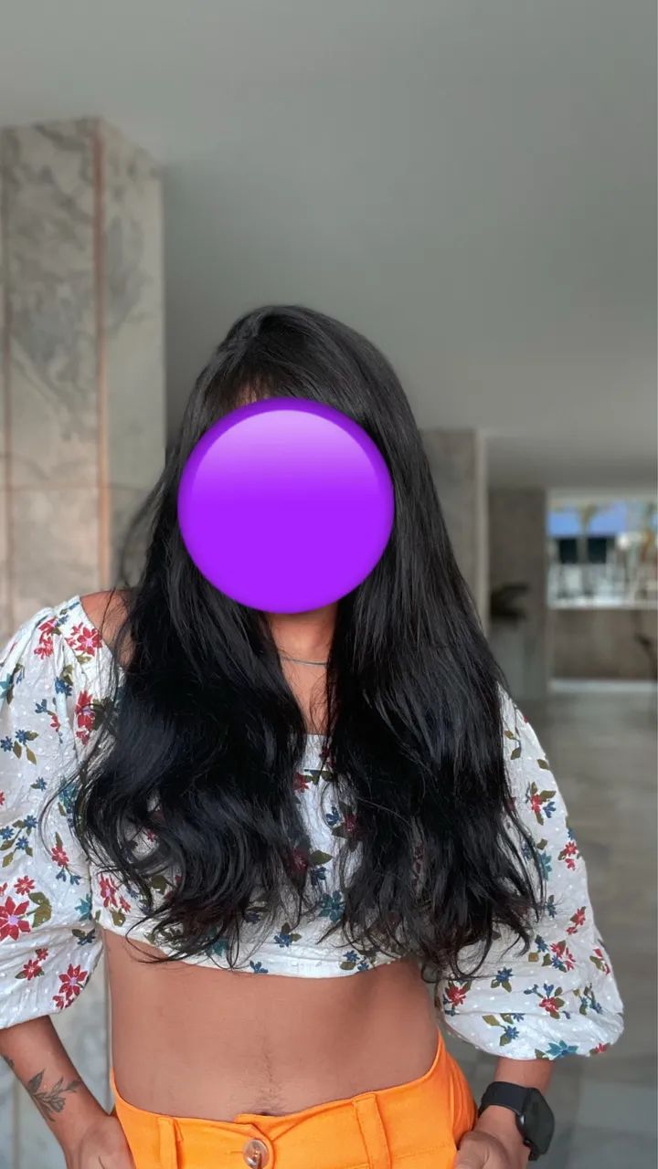 Cabelo brasileiro 50cm 150g lindíssimo  - Foto 5