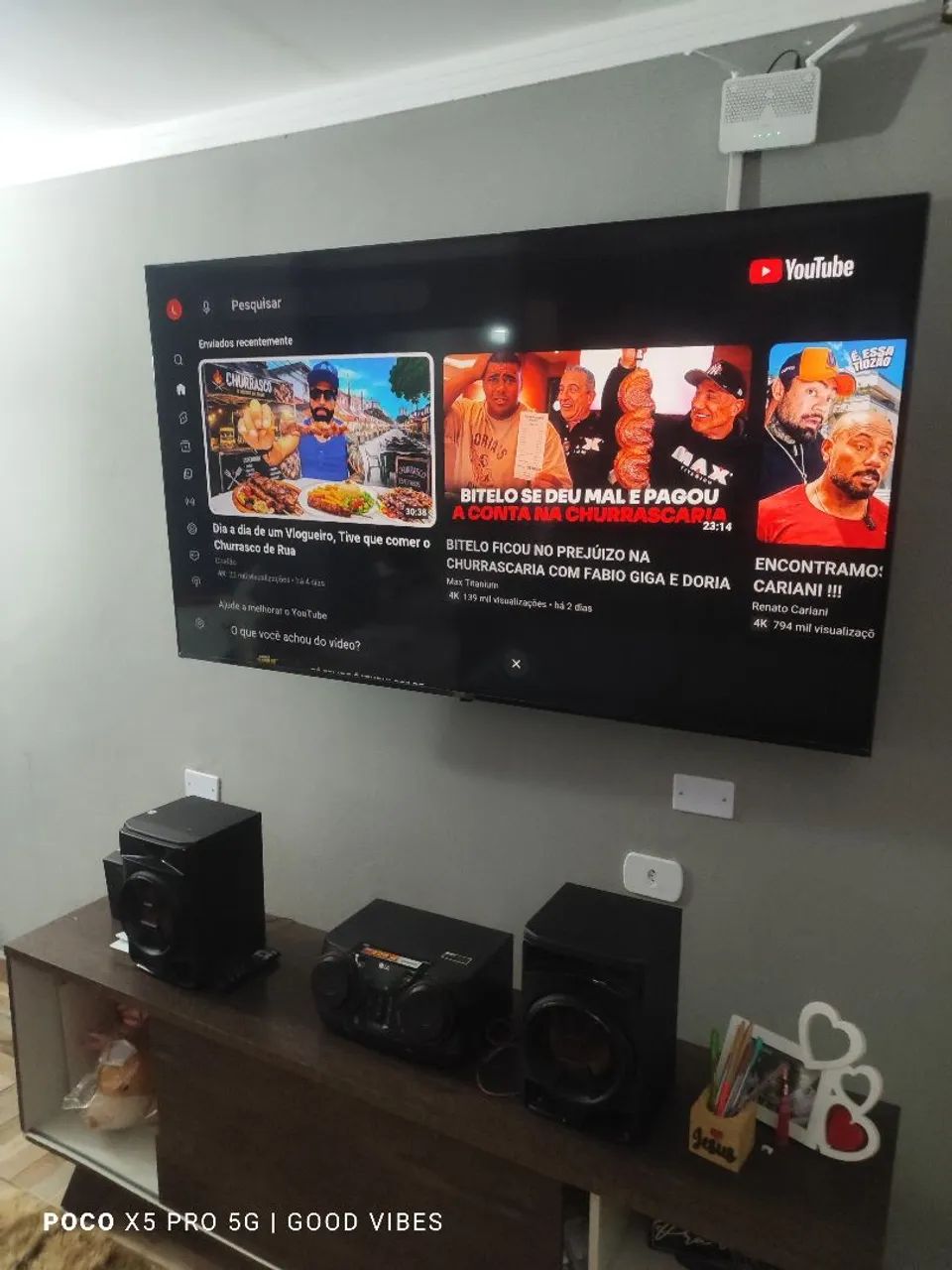 Smart tv LG 65 polegadas+som LG  - Foto 4