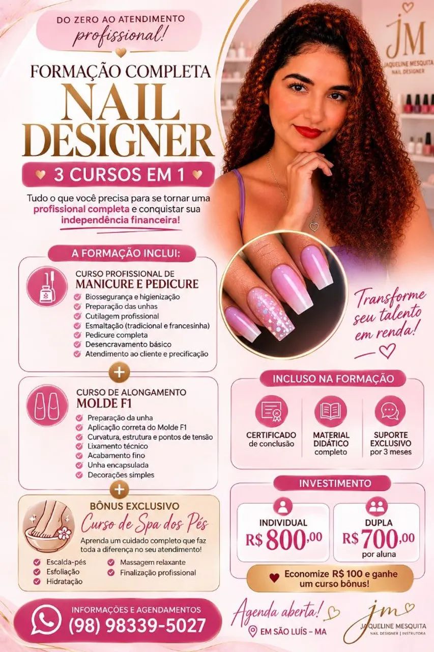 Curso Manicure e Nails Design  - Foto 3