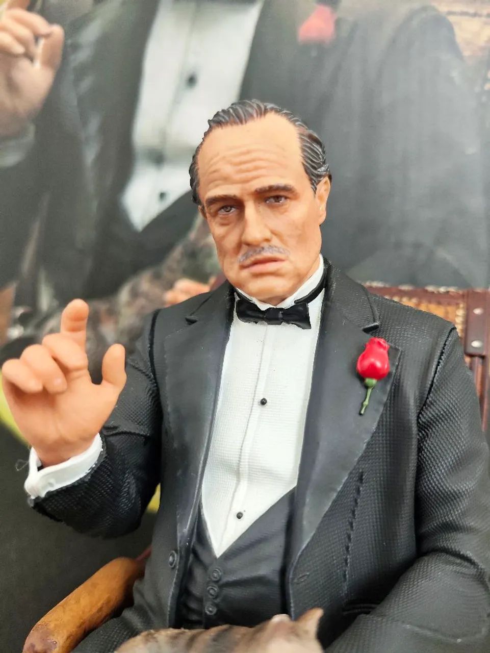 Estátua Don Vito Corleone - O Poderoso Chefão - Iron Studios  - Foto 4