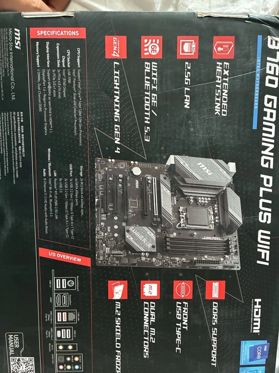 MSI gaming plus Wi-Fi DDR5 placa mãe  - Foto 2