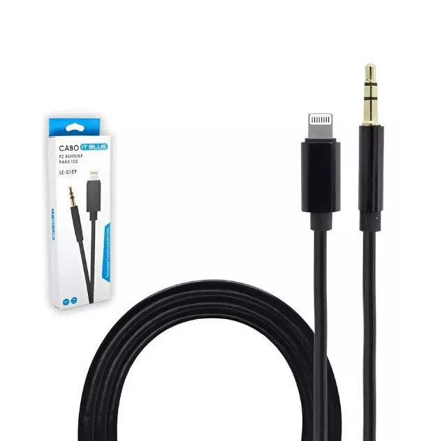 Cabo Auxiliar P2 Para Lightning iPhone It-Blue - Foto 3