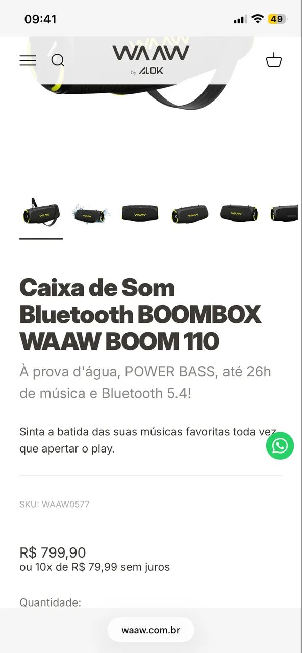 Caixa de Som 