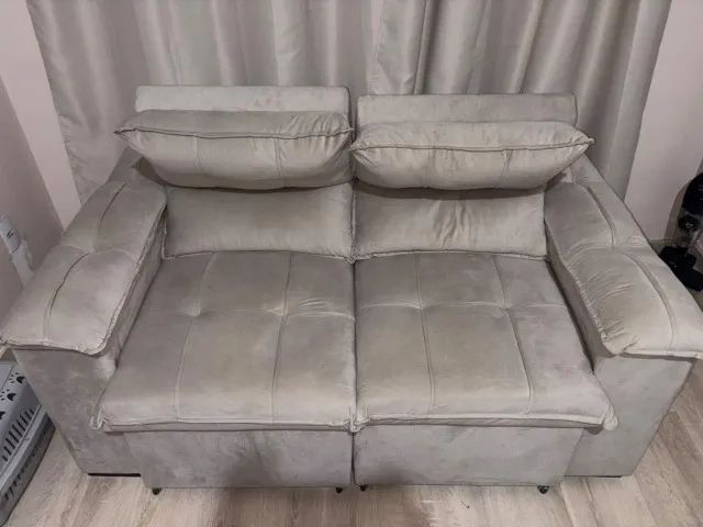SOFA CAMA DOIS LUGAR SEMI NOVO - Foto 2