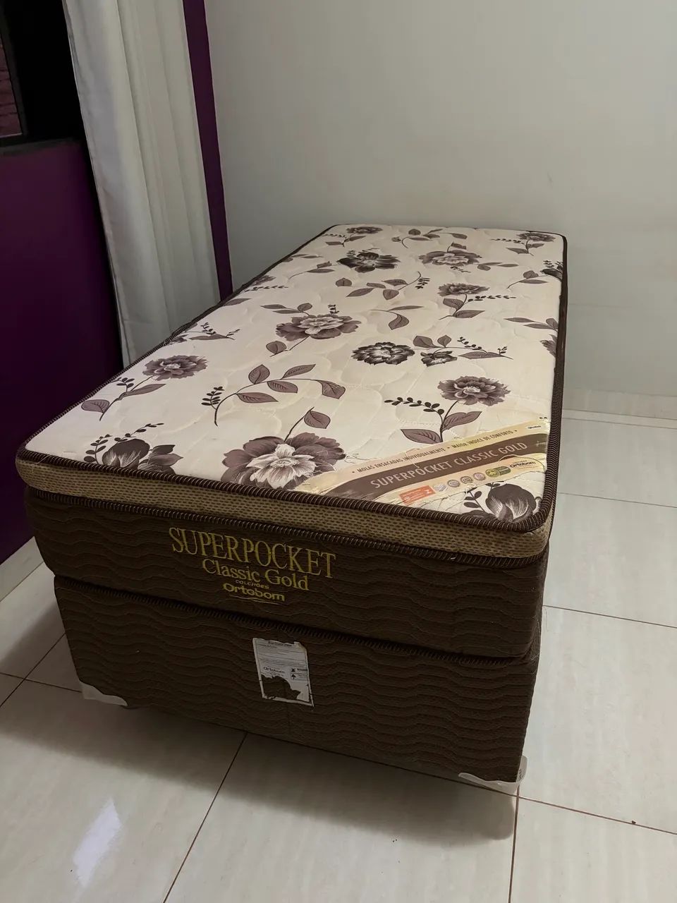 Cama Solteiro Ortobom Super Pocket